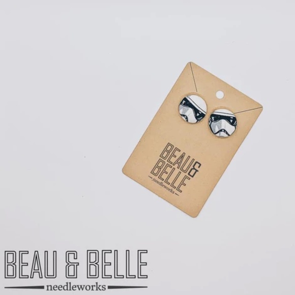 Stormtroopers Star Wars Handmade Earrings - Picture 1 of 1